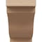Ekena Millwork 5-inch W x 8-inch D x 8-inch H Copenhagen Rough Cedar Woodgrain TimberThane Knee Brace, Primed BRCUR05X08X08CHGRCPR - alternate 3